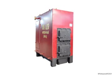 Котел 0.6 МВт дрова уголь